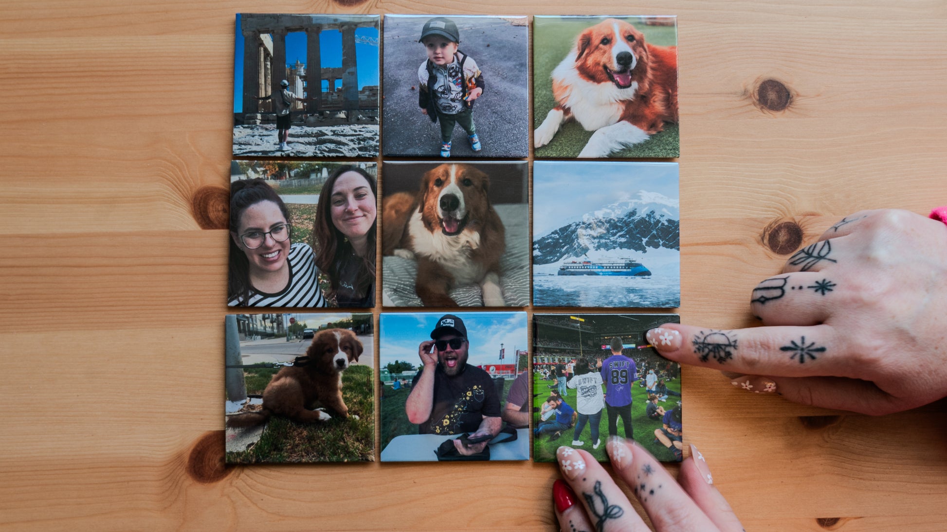 Custom Magnets-Set of 9 (2.5" x 2.5")